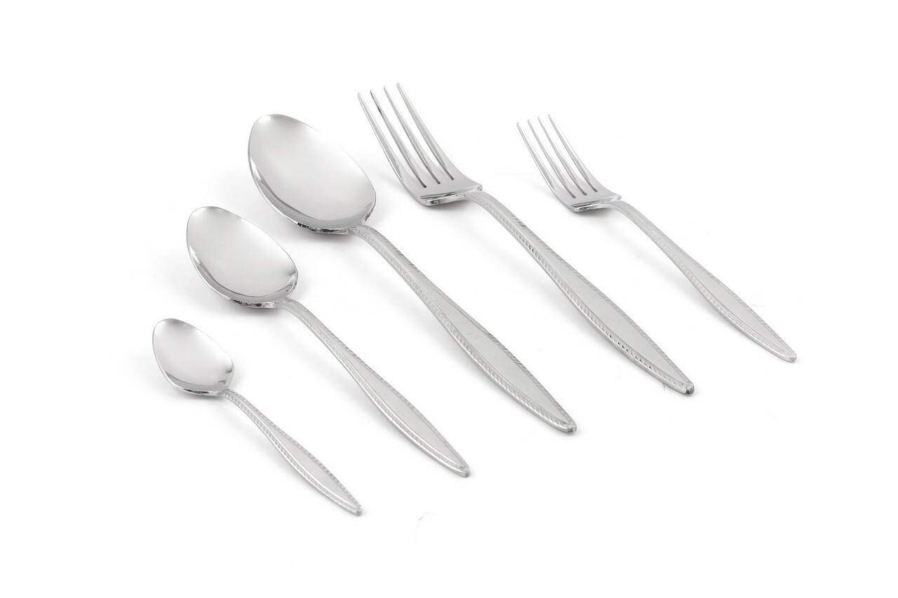 Set tacamuri, Hermia, 960DYN1711,  Furculiță de masă: 20,8 cm (12 bucăți), Argintiu - imagine 7